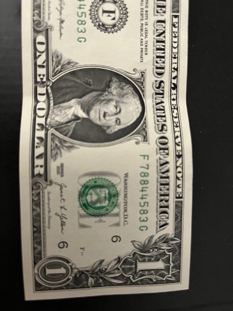 $1 Dollar Bill Error Print Series 2021