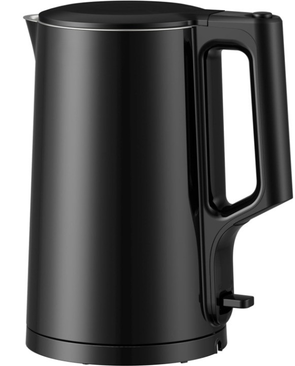 Hervidor eléctrico 1.7 L acero inoxidable doble pared con apagado automático