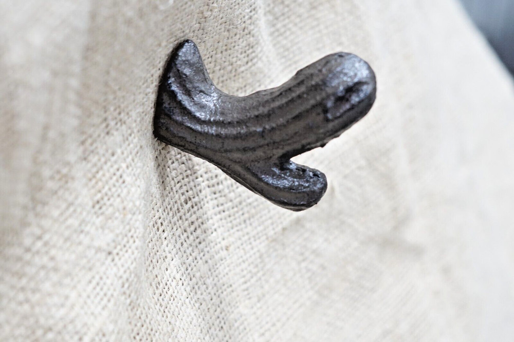 10 Drawer Pulls Cast Iron Cactus 3" Ornate Cabinet Handles Rustic Tree Branch