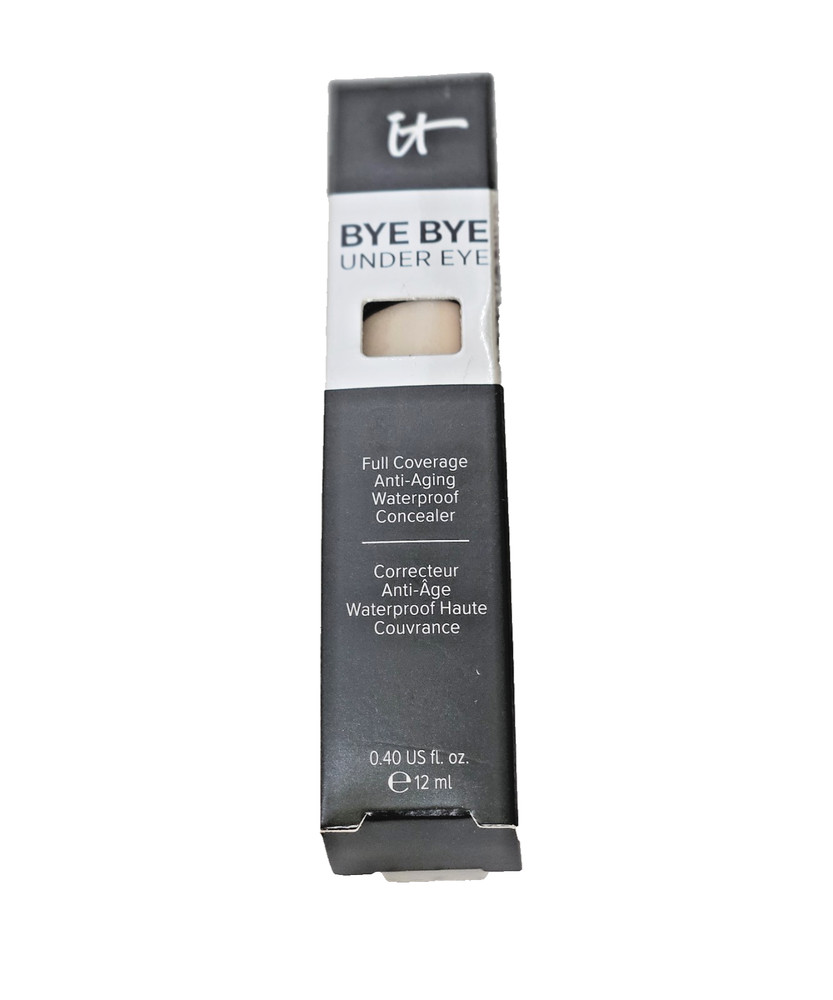 It Cosmetics Bye Bye Under Eye Full Coverage WP Concealer #10 Light Fair 0.4 Oz