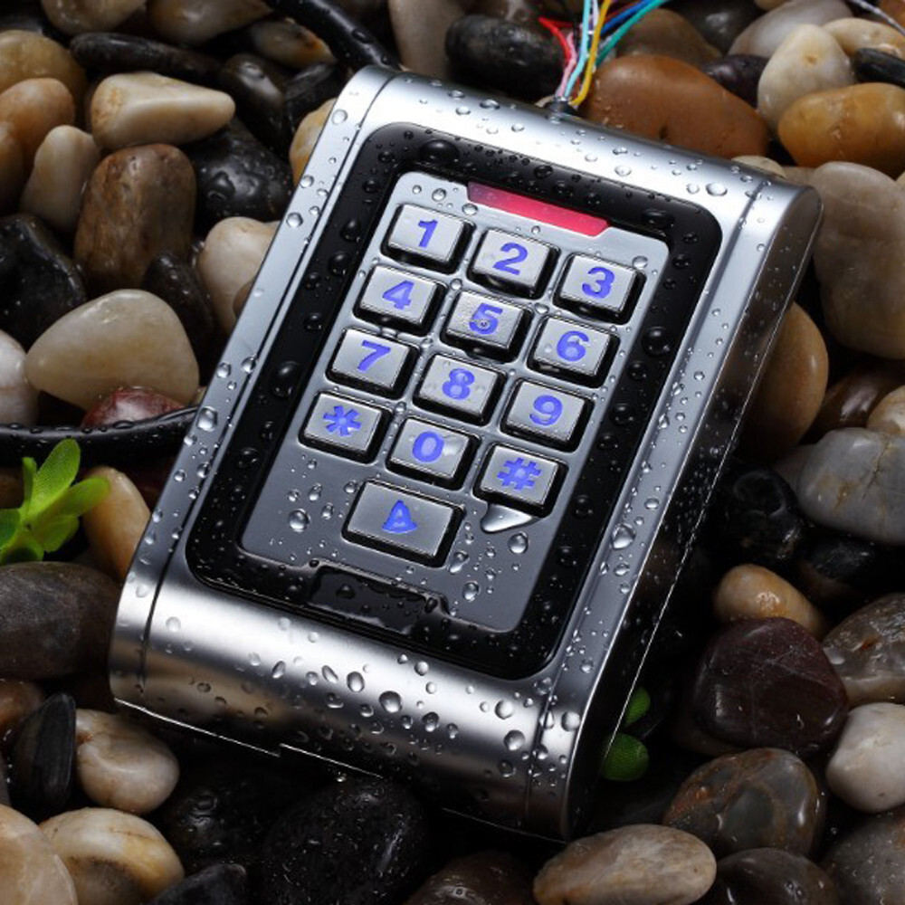 Metal Case Standalone Access Control Waterproof IP68 RFID EM Reader Keypad