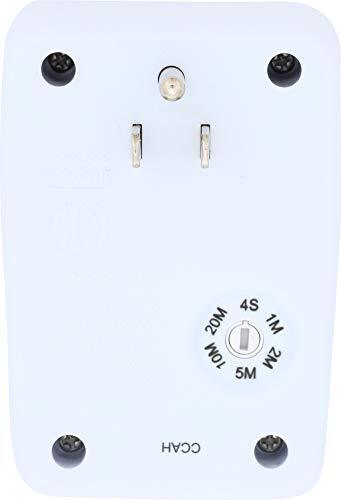 White Motion Activated Light Control Indoor Sensor with Auto Off Timer 25 ft