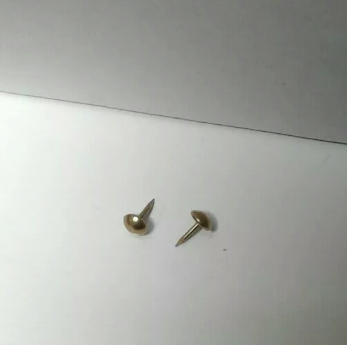 Nail Tacks For Steinbach Nutcracker Name Plates - two pieces