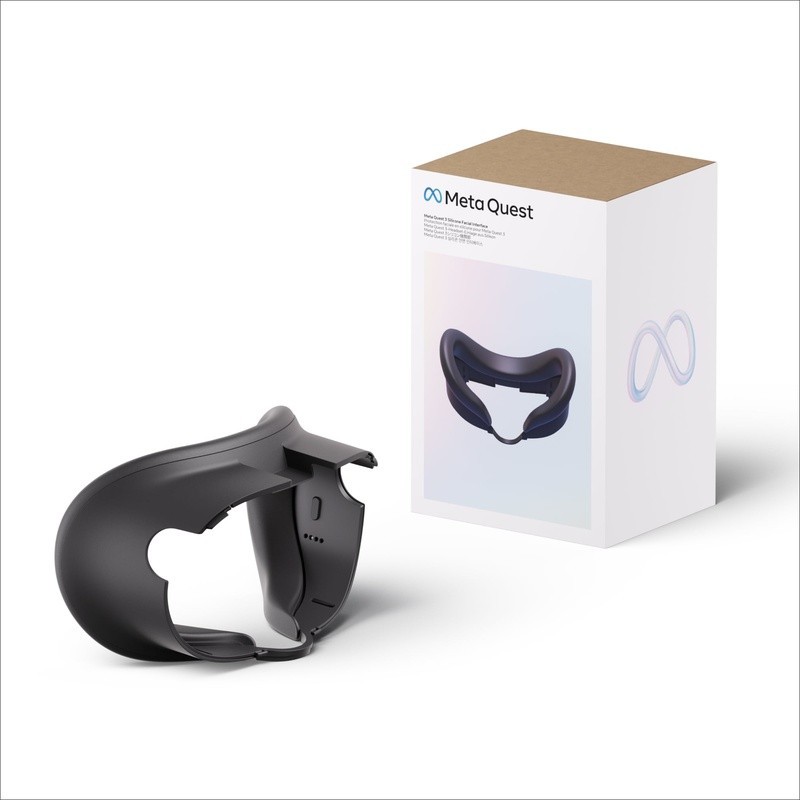 Silicone Facial Interface Quest 3 Headset Comfortable Light Blocker Sweatproof