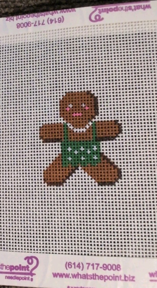 3 Christmas Themed Needlepoint Canvas
