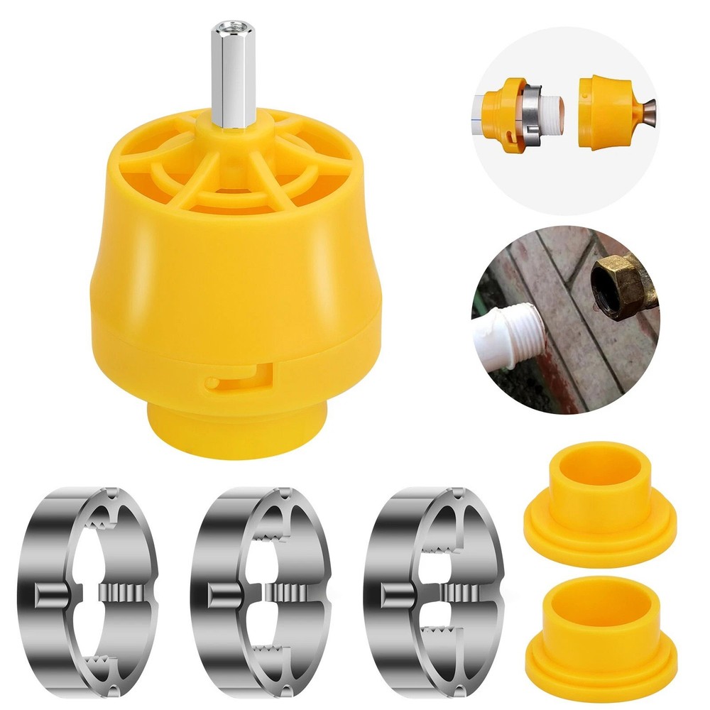 PVC Thread Maker Tool with 3 Dies for Electric Drill Precision Threading Tool