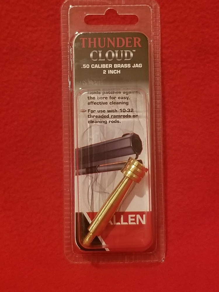 NEW ALLEN Thunder Cloud # 87135A  Muzzleloader .50 Cal Brass Jag 10-32   2”