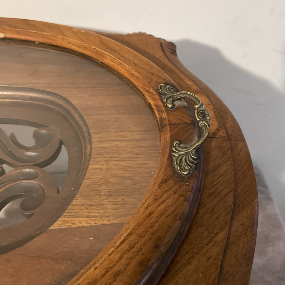 1930’s Tray Top Coffee Tea End Table