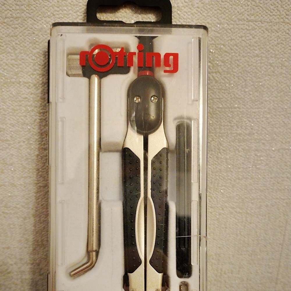 Rotring S0676560 Compact Compass Set 6 Pieces in Case