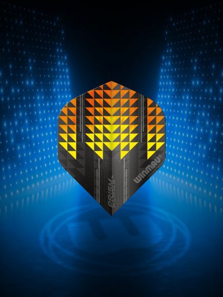 Prism Alpha Triangles Black & Orange Extra Thick