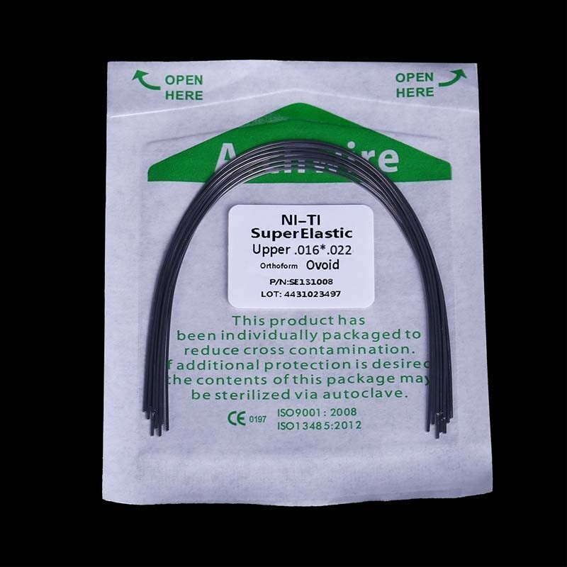 10pack Dental Orthodontic Super Elastic Niti Arch Wire Rectangular 016*022 Upper