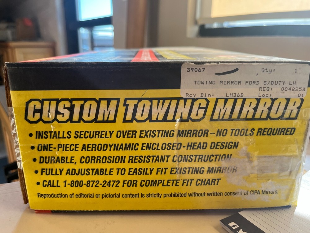 CIPA TOWING MIRROR