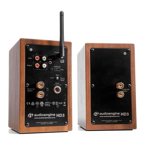 Audioengine HD3 Premium Bluetooth Computer Speakers for Desktop PC - 60W Walnut