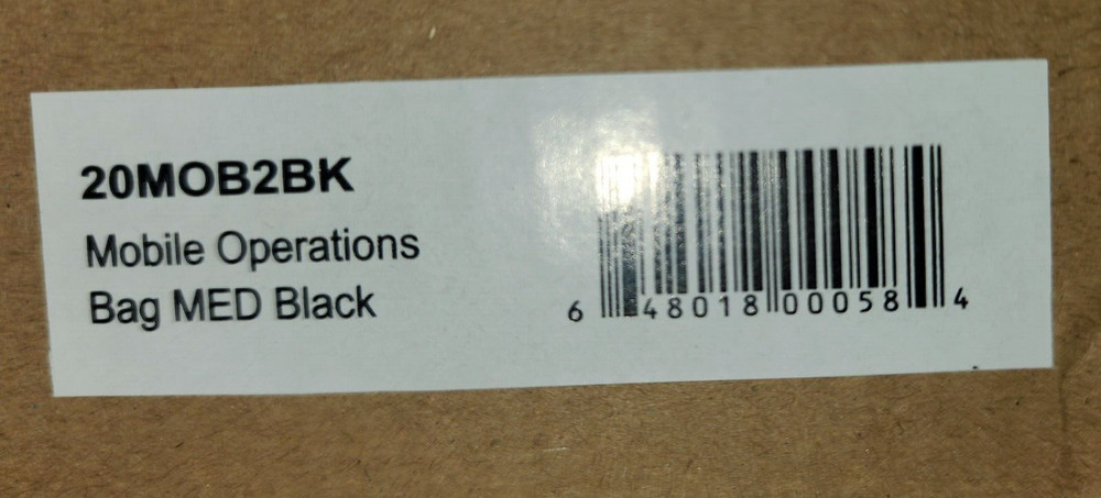 Blackhawk Mobile Operations GO BAG size Medium Black HEAVY DUTY 20MOB2BK NEW