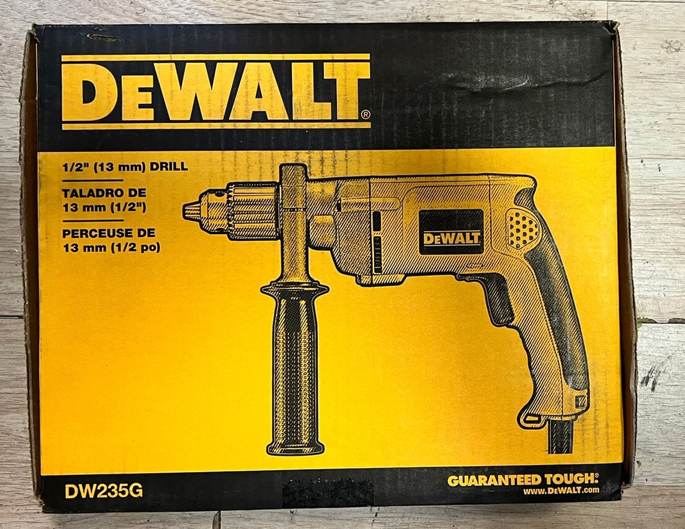 DeWalt DW235G 1/2" Heavy-Duty Variable Speed Drill, Reversible