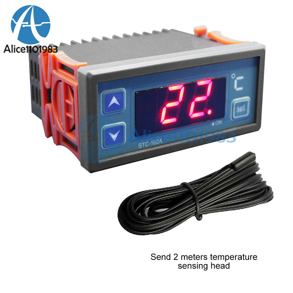 STC-100A Digital Thermostat Smart Temperature Controller AC220V NTC Sensor