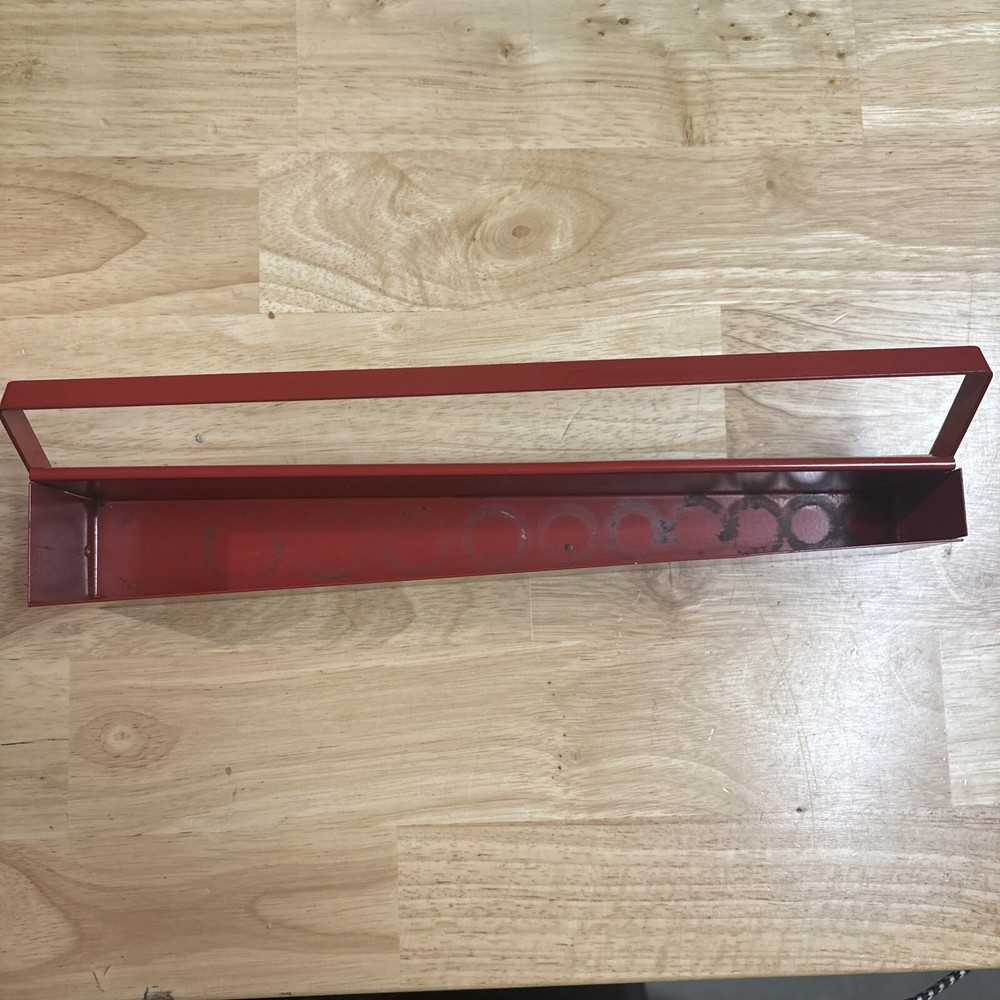 Matco Tools Socket Tray Holder Organizer Red for SAE Deep 11pc 1/2" Dr Set READ!