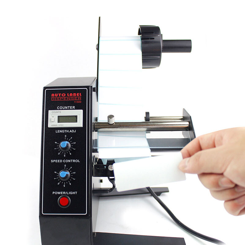 Automatic Label Dispenser Label Stripper Sticker Separating Machine 10-150mm