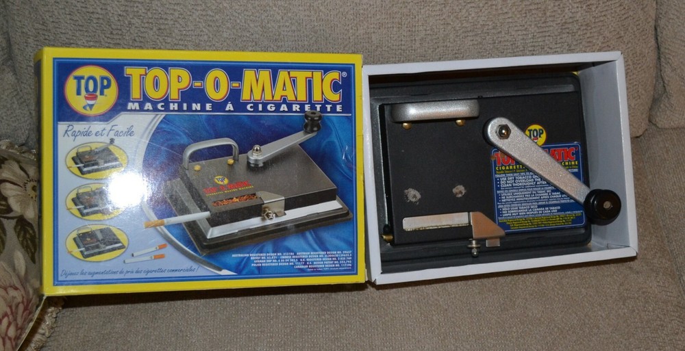 Top-O-Matic Machine A Cigarette Making Rolling Machine