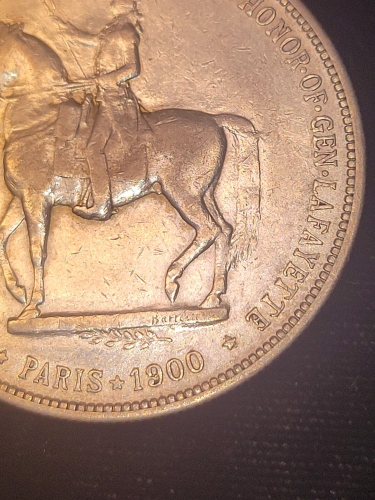 1900 LAFAYETTE SILVER DOLLAR US COMMEMORATIVE