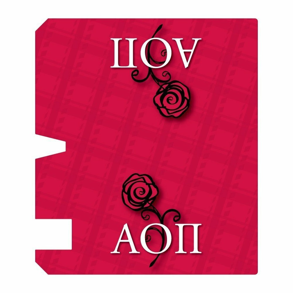 Alpha Omicron Pi Magnetic Mailbox Cover - Design 2
