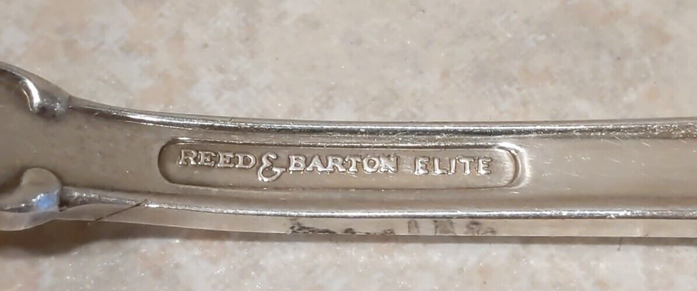 Reed & Barton Elite Flatware Replacements Chippendale 5 Salad Forks 2 Teaspoons