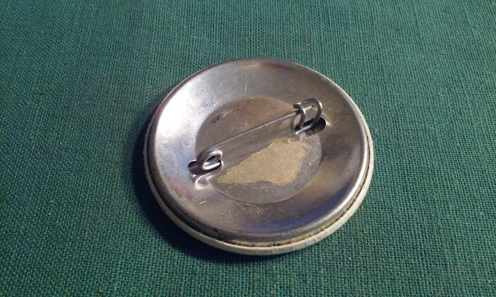 Albert Einstein Peace Button "You Cannot Simultaneously Prevent Prepare For War"