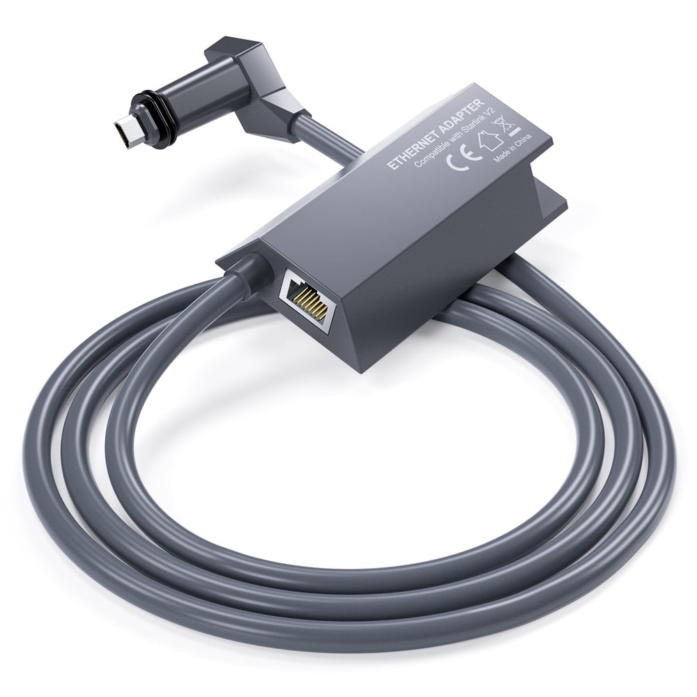 Starlink Ethernet Adapter for Rectangular Satellite Internet V2, Starlink Ada...