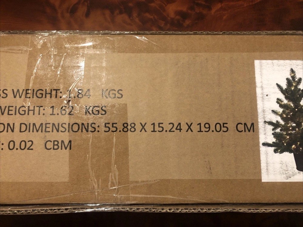 CHRISTMAS TREE. 2ft Prelit Micro LED tree. Unopened