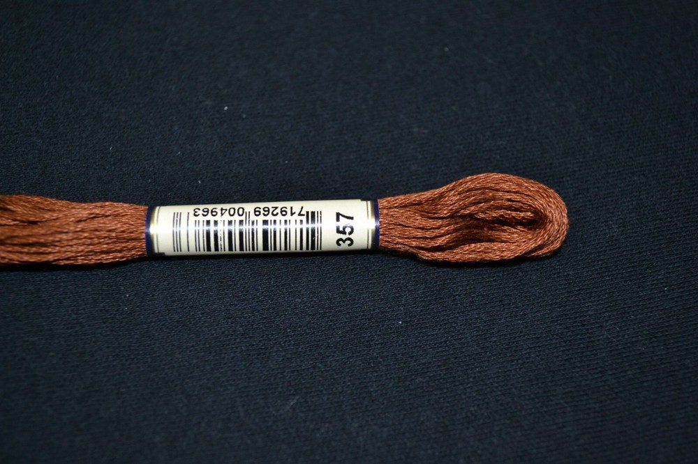 Anchor Cotton Threads for Embroidery Shade 357 Mocha Dark