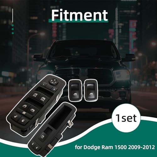 Complete Set of Window Switch, Master & Passenger & Rear Left Right Power