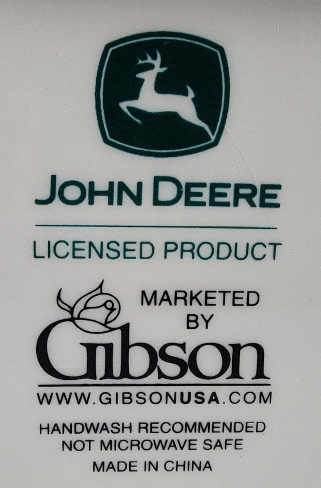 John Deere Cookie Jar Lunchbox With Tractor Design & Handle Gibson
