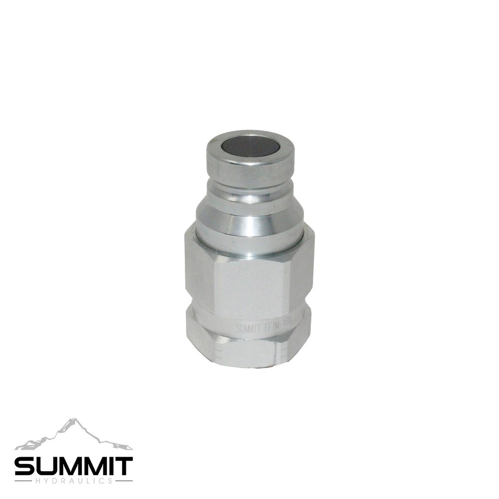 1” SAE High Flow Flat Face Hydraulic Quick Connect Coupler Set, 1” Body