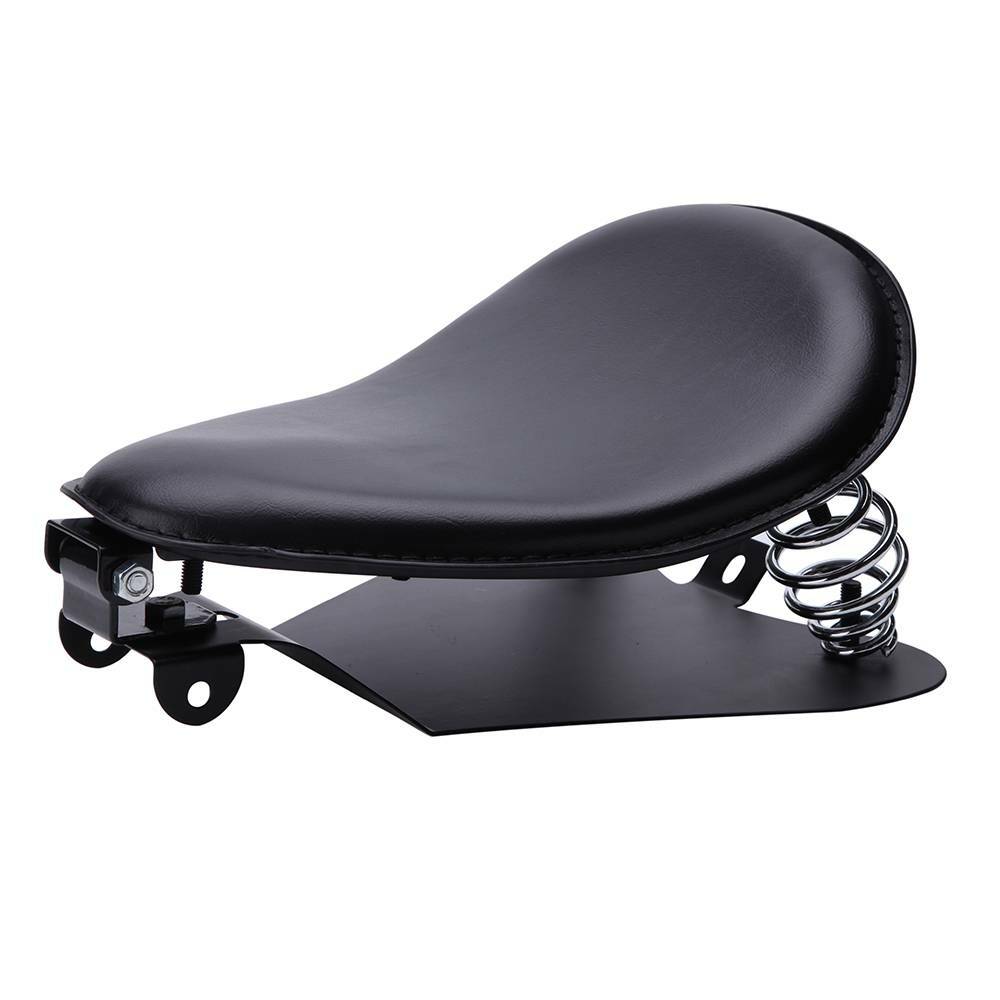 Motorcycle Spring Solo Seat With Base Bracket Saddle For Bobber Chopper Custom