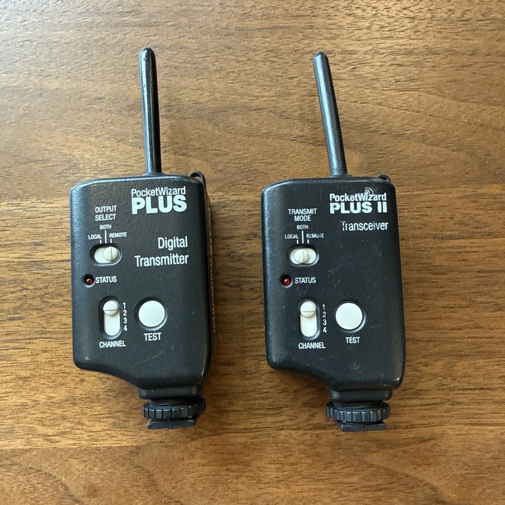 PocketWizard Plus Digital Transmitter and Transceiver Set - Turns On AS-IS