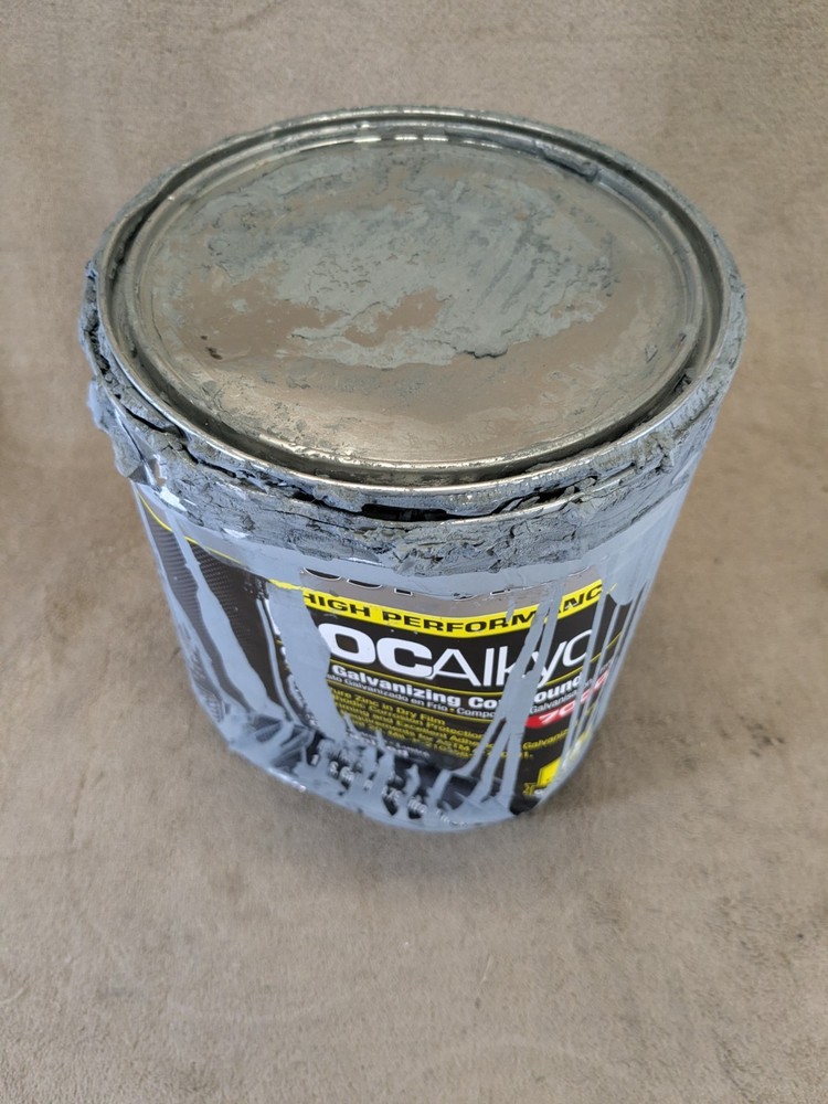 Rust-Oleum 206193 Cold Galvanizing Compound 7000 Metal Gray 1 Gallon DENTED CAN