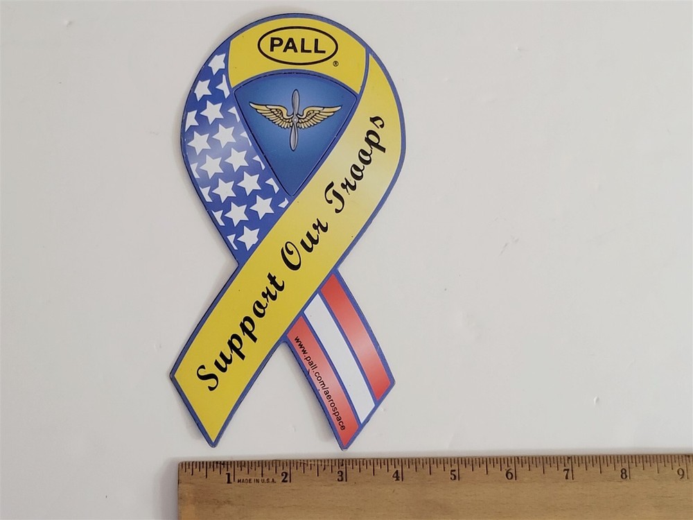 Support Our Troops Pall Magnet Military
