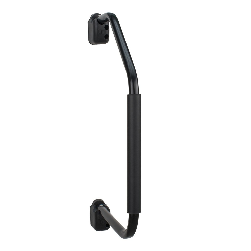 RV Grab Handle, Folding Aluminum Lend-A-Hand Entry Door Assist (Black)