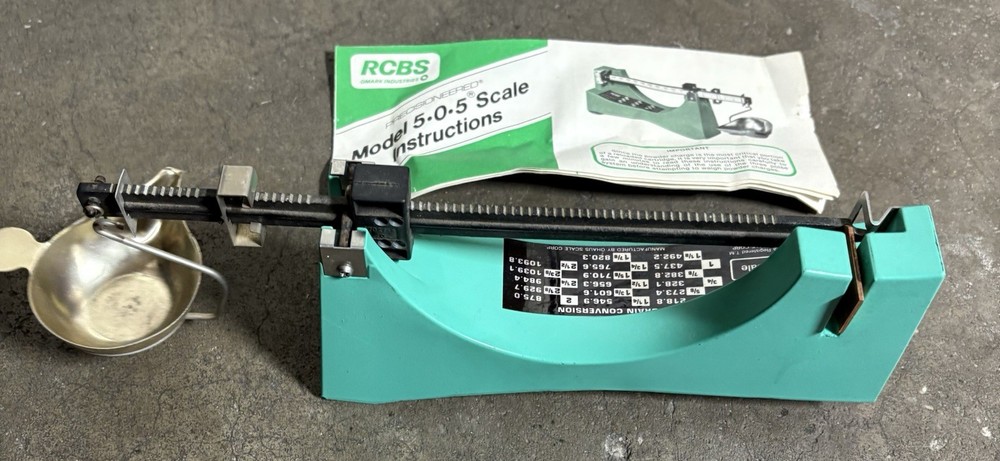 RCBS 5-0-5 Scale Reloading Powder Model 505