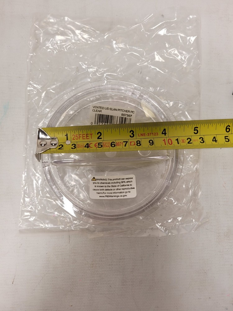 Vented Lid Replacement Part For Elan Pitcher PC Clear 557307