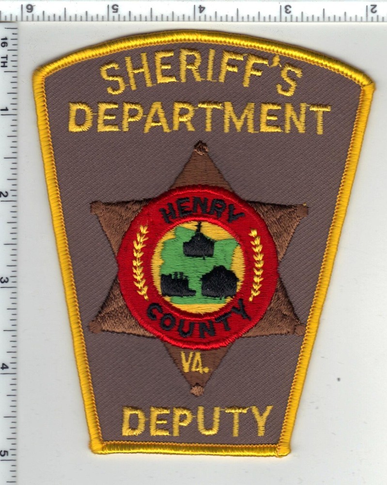 Henry County Sheriff's Department  (Virginia)  Shoulder Patch