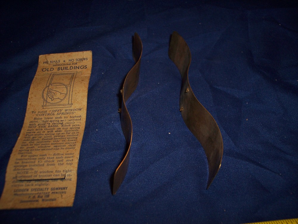 Vintage Jiffy Window Control Spring Sash Leidgen Specialty (2-Pack)