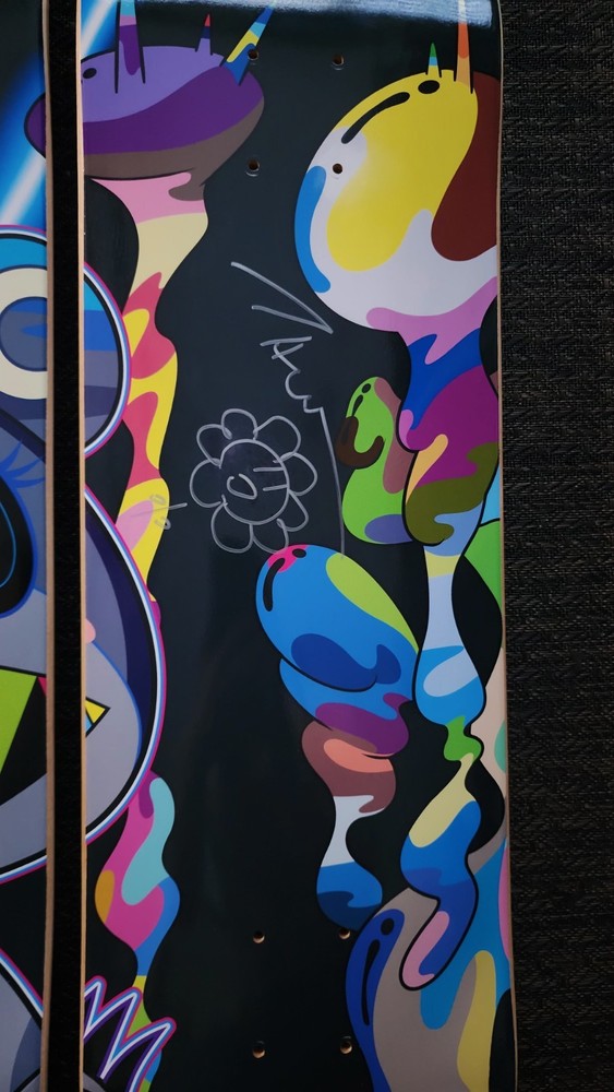 TAKASHI MURAKAMI ComplexCon 2019 "POLLUTED" Limited SIGNED Skateboard Deck Set