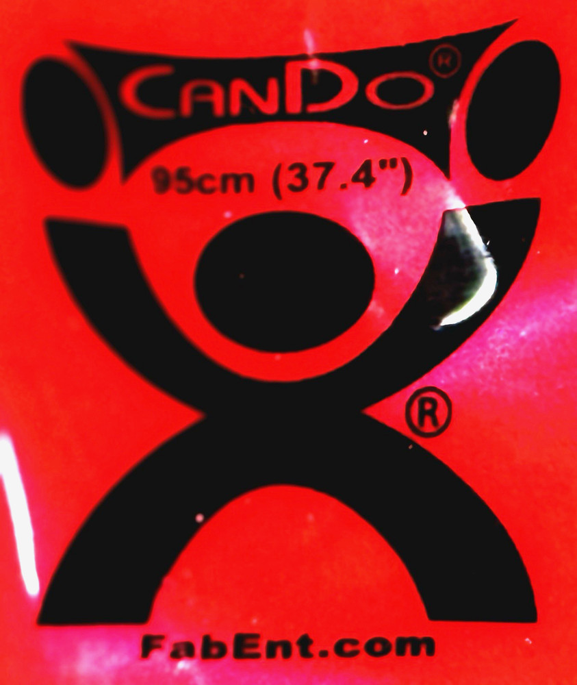 New! CanDo Inflatable Exercise Ball - Red - 38” (95 cm)