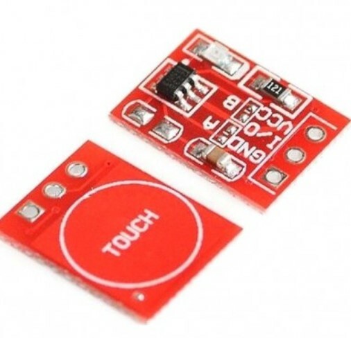 TTP223 Capacitive Touch Switch Button Self-Lock Module Sensor for Arduino, RPi