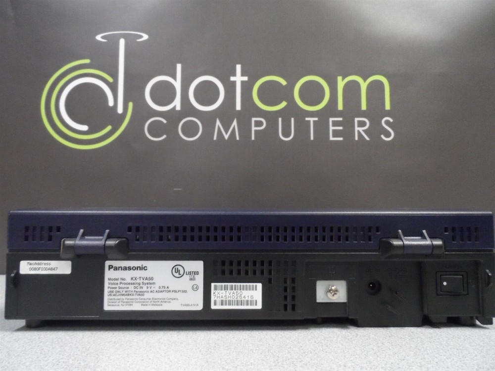 Panasonic KX-TVA50 Voice Processing System TVA594 LAN $$ TVA503