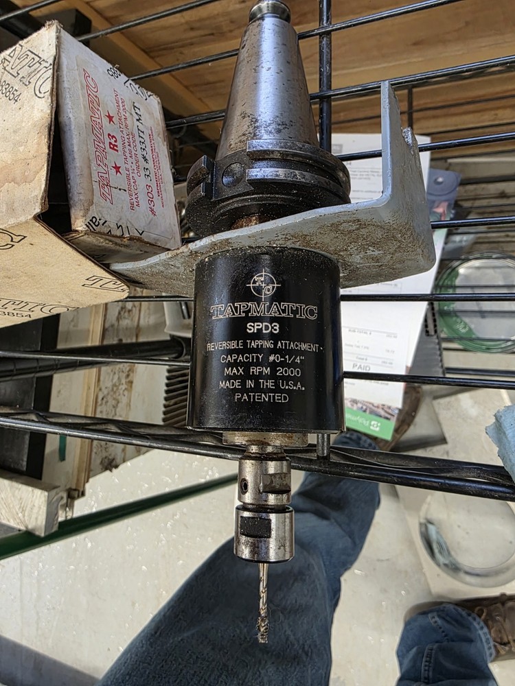 Tapmatic SPD3 Reversible Tapping Head CAT40 – CNC / VMC – USA Made tooling