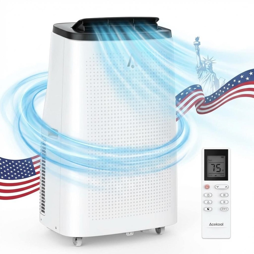 15,000 BTU Portable Air Conditioners, 3-in-1 Air Conditioners With LED Display