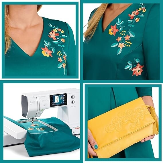 Bernette B70 Deco Dedicated Embroidery Machine Bundle-Refurbished