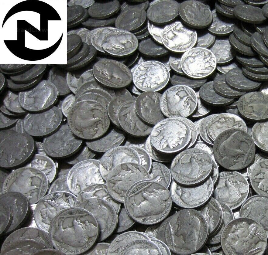 (1) SEALED BUFFALO NICKEL ROLL ~ RARE WINDOW WRAPPER ~ 40 COINS